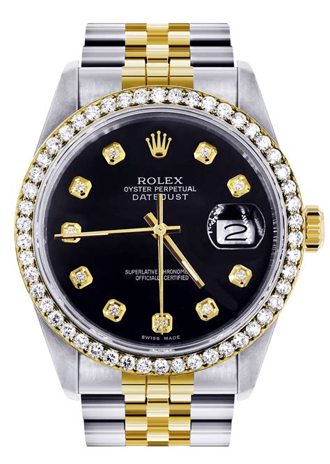 black gold rolex datejust|Rolex Datejust black face 36mm.